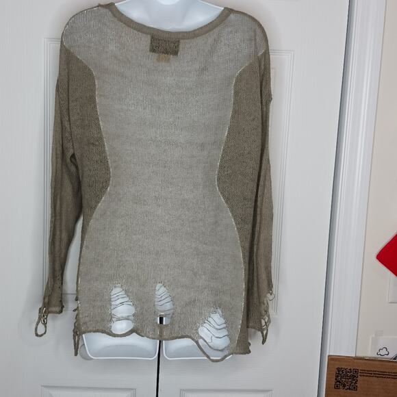 Wildfox White Label Distressed Dream Catcher Wool Blend Sweater NWOT - Picture 8 of 11